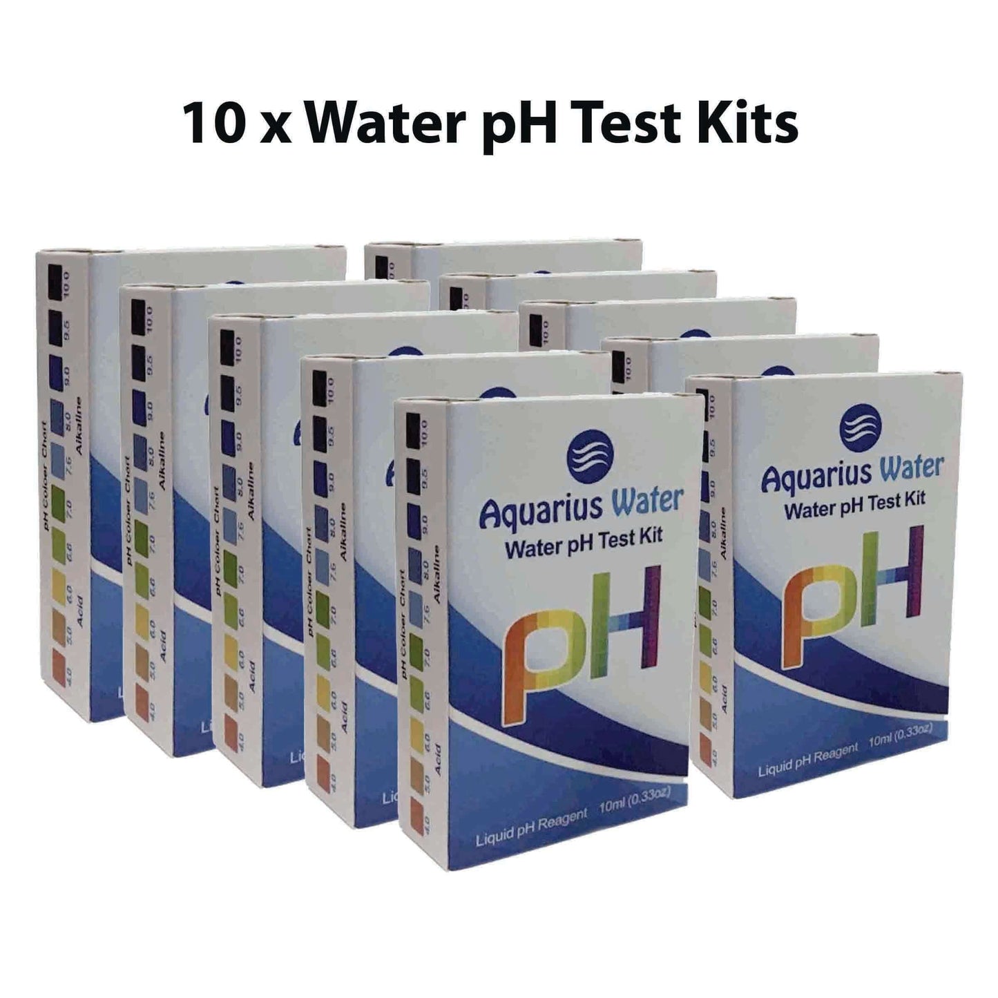 10 X pH Water Test Kit BULK PACK