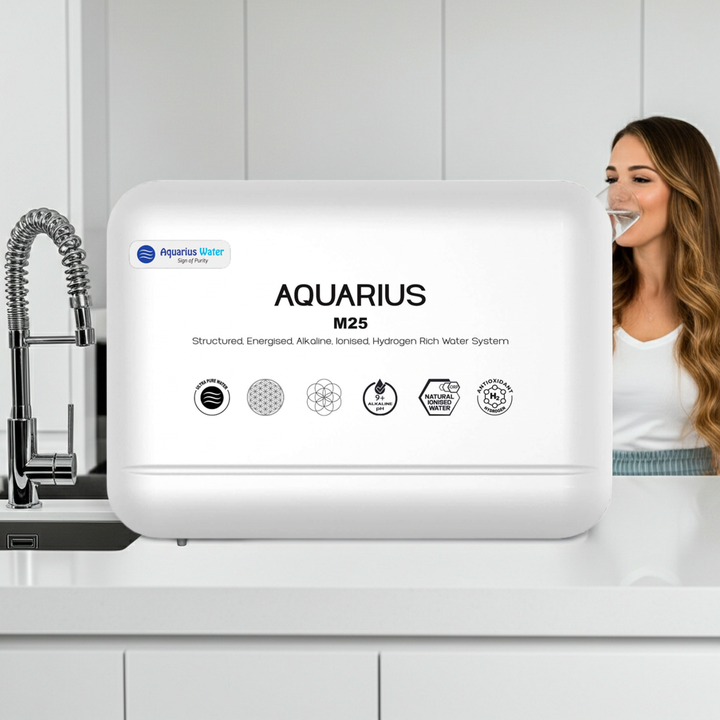 Aquarius M25 Alkaline Ionised Structured Water System - Bench Top Option