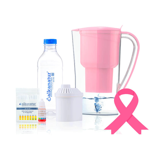 Alkanatur Alkaline Ionised Antioxidant Jug Pink