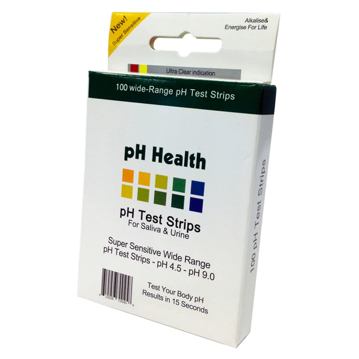 Alkaline pH Test Strips - (100 pack)
